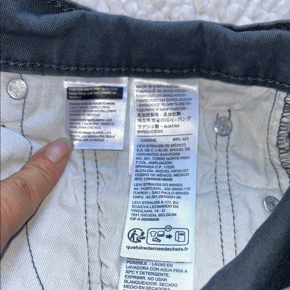 Levi's Men's Dark Gray Straight Jeans